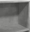 vidaXL - Boekenkast - 60x24x109 - cm - bewerkt - hout - betongrijs