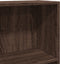 vidaXL - Boekenkast - 60x24x109 - cm - bewerkt - hout - bruin - eikenkleurig