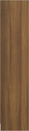 vidaXL - Boekenkast - 60x24x109 - cm - bewerkt - hout - bruin - eikenkleur