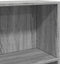 vidaXL - Boekenkast - 60x24x109 - cm - bewerkt - hout - grijs - sonoma - eikenkleurig