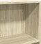 vidaXL - Boekenkast - 60x24x109 - cm - bewerkt - hout - sonoma - eikenkleurig