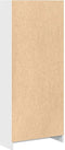 vidaXL - Boekenkast - 60x24x143 - cm - bewerkt - hout - hoogglans - wit
