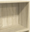 vidaXL - Boekenkast - 60x24x143 - cm - bewerkt - hout - sonoma - eikenkleurig