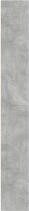 vidaXL - Boekenkast - 60x24x176 - cm - bewerkt - hout - betongrijs