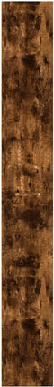 vidaXL - Boekenkast - 60x24x176 - cm - bewerkt - hout - gerookt - eikenkleurig