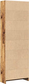 vidaXL - Boekenkast - 60x24x176 - cm - bewerkt - hout - oud - houtkleurig
