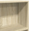 vidaXL - Boekenkast - 60x24x176 - cm - bewerkt - hout - sonoma - eikenkleurig