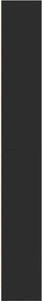vidaXL - Boekenkast - 60x24x176 - cm - bewerkt - hout - zwart