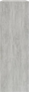 vidaXL - Boekenkast - 60x24x76 - cm - bewerkt - hout - betongrijs