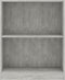 vidaXL - Boekenkast - 60x24x76 - cm - bewerkt - hout - betongrijs