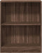 vidaXL - Boekenkast - 60x24x76 - cm - bewerkt - hout - bruin - eikenkleur