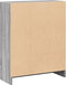vidaXL - Boekenkast - 60x24x76 - cm - bewerkt - hout - grijs - sonoma - eikenkleurig