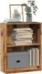 vidaXL - Boekenkast - 60x24x76 - cm - bewerkt - hout - oud - houtkleurig