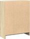 vidaXL - Boekenkast - 60x24x76 - cm - bewerkt - hout - sonoma - eikenkleurig