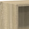 vidaXL - Boekenkast - 60x24x76 - cm - bewerkt - hout - sonoma - eikenkleurig