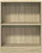 vidaXL - Boekenkast - 60x24x76 - cm - bewerkt - hout - sonoma - eikenkleurig