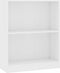 vidaXL - Boekenkast - 60x24x76 - cm - bewerkt - hout - wit
