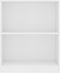vidaXL - Boekenkast - 60x24x76 - cm - bewerkt - hout - wit