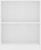 vidaXL - Boekenkast - 60x24x76 - cm - bewerkt - hout - wit