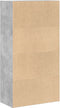 vidaXL - Boekenkast - 60x30x114 - cm - bewerkt - hout - betongrijs