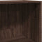 vidaXL - Boekenkast - 60x30x114 - cm - bewerkt - hout - bruin - eikenkleurig