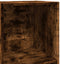 vidaXL - Boekenkast - 60x30x114 - cm - bewerkt - hout - gerookt - eikenkleurig