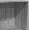 vidaXL - Boekenkast - 60x30x114 - cm - bewerkt - hout - grijs - sonoma - eikenkleurig