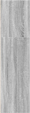 vidaXL - Boekenkast - 60x30x114 - cm - bewerkt - hout - grijs - sonoma - eikenkleurig