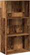 vidaXL - Boekenkast - 60x30x114 - cm - bewerkt - hout - oud - houtkleurig