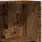 vidaXL - Boekenkast - 60x30x114 - cm - bewerkt - hout - oud - houtkleurig