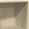 vidaXL - Boekenkast - 60x30x114 - cm - bewerkt - hout - sonoma - eikenkleurig