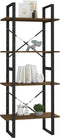 vidaXL - Boekenkast - 60x30x140 - cm - bewerkt - hout - bruin - eikenkleur