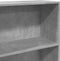 vidaXL - Boekenkast - 60x30x152 - cm - bewerkt - hout - betongrijs