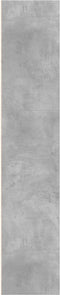 vidaXL - Boekenkast - 60x30x152 - cm - bewerkt - hout - betongrijs