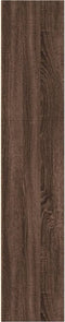 vidaXL - Boekenkast - 60x30x152 - cm - bewerkt - hout - bruin - eikenkleurig