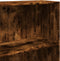 vidaXL - Boekenkast - 60x30x152 - cm - bewerkt - hout - gerookt - eikenkleurig