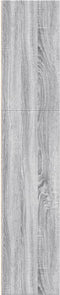vidaXL - Boekenkast - 60x30x152 - cm - bewerkt - hout - grijs - sonoma - eikenkleurig