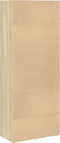 vidaXL - Boekenkast - 60x30x152 - cm - bewerkt - hout - sonoma - eikenkleurig