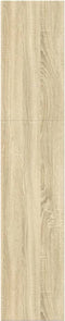 vidaXL - Boekenkast - 60x30x152 - cm - bewerkt - hout - sonoma - eikenkleurig