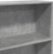 vidaXL - Boekenkast - 60x30x189 - cm - bewerkt - hout - betongrijs