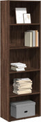 vidaXL - Boekenkast - 60x30x189 - cm - bewerkt - hout - bruin - eikenkleurig