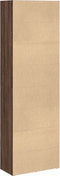 vidaXL - Boekenkast - 60x30x189 - cm - bewerkt - hout - bruin - eikenkleurig