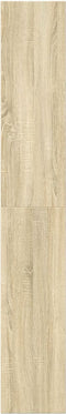 vidaXL - Boekenkast - 60x30x189 - cm - bewerkt - hout - sonoma - eikenkleurig