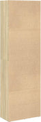 vidaXL - Boekenkast - 60x30x189 - cm - bewerkt - hout - sonoma - eikenkleurig