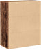 vidaXL - Boekenkast - 60x30x71,5 - cm - bewerkt - hout - oud - houtkleurig