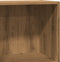 vidaXL - Boekenkast - 60x30x77 - cm - bewerkt - hout - artisanaal - eikenkleurig