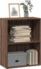 vidaXL - Boekenkast - 60x30x77 - cm - bewerkt - hout - bruin - eikenkleurig
