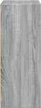 vidaXL - Boekenkast - 60x30x77 - cm - bewerkt - hout - grijs - sonoma - eikenkleurig