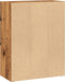 vidaXL - Boekenkast - 60x30x77 - cm - bewerkt - hout - oud - houtkleurig
