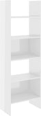 vidaXL - Boekenkast - 60x35x180 - cm - bewerkt - hout - hoogglans - wit